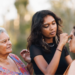 Image of an Aboriginal family